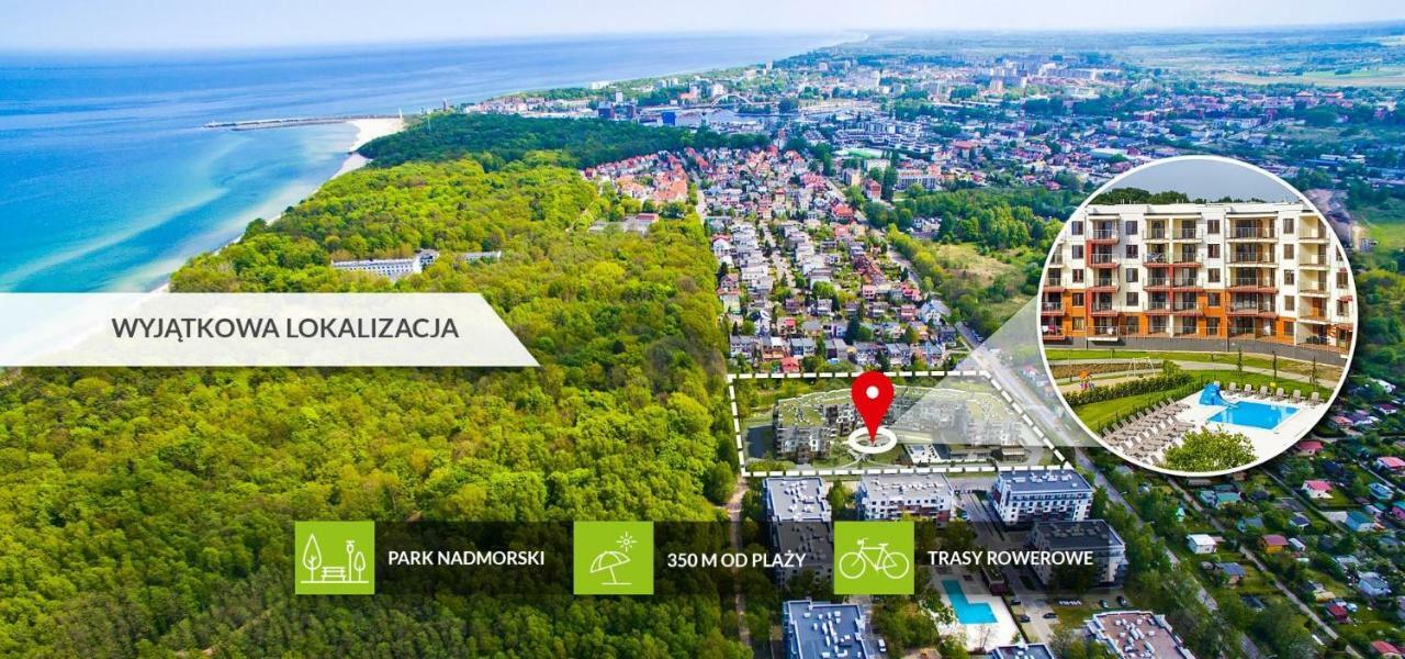 Polanki Park Leilighet Kołobrzeg Eksteriør bilde